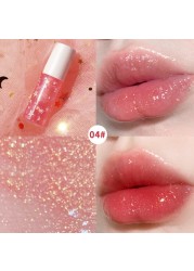 PNF Pearlescent Mini Moisturizing Glass Lip Gloss with Clear Shiny Clear Lip Gloss