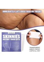 10pcs Invisible Leg Lift Stickers Latex Free Thigh Shaping Lift Slimming Tape Thigh Lift Firming Anti Cellulite Patches