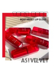 Cute velvet matte lip glaze matte waterproof non-marking lipstick long lasting lip glaze