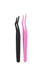 False Eyelash Tweezers Clip Fake Stainless Steel Lash Curler Rod Eyelash Extension Tweezers Remover Makeup Tools