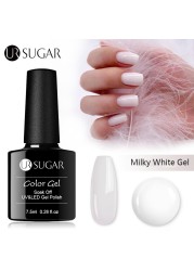 UR Sugar Milky White Gel Gel Polish 7.5ml Soak Off UV Gel Nail Polish Varnish Semi Permanent Nail Art UV LED Varnish