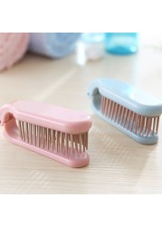 Foldable Hair Comb Portable Detangling Hair Brush Hair Brush Anti-static Head Massager Travel Combs Hair Styling Accessories