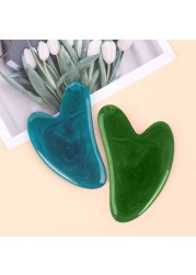 Lovely Massage Beeswax Guasha Scraping Massage Scraper Facial Massager Acupuncture Gua Sha Eye Facial Board Spa Massager Device