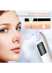 Electric Blackhead Remover Facial Pore Cleaner Skin Care Black Spot Suction Thearpy Beauty Machine Drop Shipping