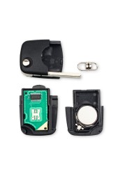 KEYYOU For Audi A3 A4 A6 A8 B5 TT RS4 Quattro 1994 - 2004 الموديلات القديمة 433Mhz ID48 رقاقة HU66 شفرة مفتاح السيارة عن بعد 3 أزرار