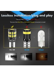 2pcs LED W5W T10 194 168 W5W SMD 30SMD Led Parking Bulb Auto Wedge Clearance Lamp CANBUS Bright White License Light Bulbs