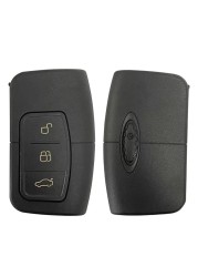 CN018048 Aftermarket 3 Button Smart Card Key For 2006-2011 Ford C-Max Focus Mondeo Kuga 5WK48794 ID63 Chip 433Mhz 3M5T-15K601-DC