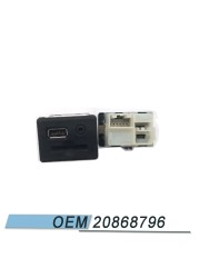 Original New for Vauxhall Insignia and Zaphira C USB SD Card + Aux Socket 20868796 3.5mm Line in Connector Adapter