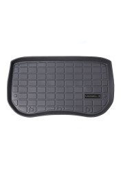 Plain TPE Fronck Mat And Sub Trunk Tray For Tesla Model Y/3 Cargo Liners Front And Rear Bottom Trunk Carpet Car Boot Mat