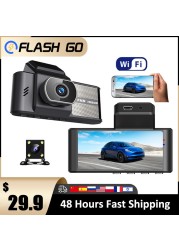 Car DVR 2 Channel Dash Cam Built in WiFi Sony Dash Camera Sensor Rear View Camera Car Video Recorder 1080P 24H Parking DVR