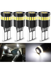 Canbus W5W T10 LED Car Light, Interior Light, Dome Light, White Light, Red, Orange, Blue, 4pcs, 12V