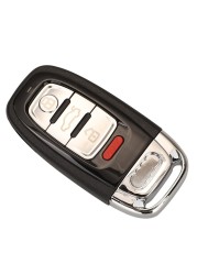 4 Button 315Mhz Remote Smart Car Key For Audi Q5 A4L A5 A6 A7 A8 RS4 RS5 S4 S5 Semi Keyless Entry Shiny Blade 8T0959754A