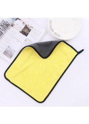 Microfiber Towel Car Wash Accessories 30 x 60cm Super Absorbent Premium Microfiber Car Cleaning Cloth Auto Drying Towel For One Time