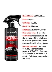 500ml Auto Ceramic Coating Nano Liquid Quatine Nano Hydrophobic Polishing Film Coating Coating Agent Car Polish Nano Coating