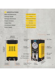 AUTOOL SDT206 Original Improved Car Smoke Leak Detector EVAP Pipe Air Leak Diagnostic Tool 12V Pipe Leak Analyzer