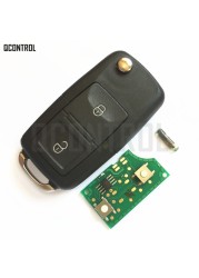 QCONTROL-مفتاح التحكم عن بعد لـ SKODA Octavia I 5FA 008 548 ، مع شريحة ID48 ، 434 ميجا هرتز