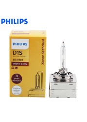 Philips HID D1S D2S D2R D3S D4S D5S 35W Xenon Standard 4200K Bright White Light Original Car Headlight ECE 100% Authentic, 1X