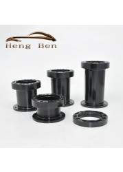 Universal Steering Wheel Hub Spacer 13mm 51mm 76mm 101mm 128mm Steering Wheel Hub Boss Kit Adapter Spacer Black