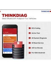 Thinkcar Thinkdiag Old Version V1.23.004 All Software 1 Year Free 15 Reset ECU Coding OBD2 Code Reader Scanner Tool PK Easydiag