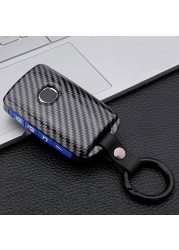 Carbon Fiber Silicone Car Key Cover Case For Mazda 3 Alexa CX4 CX5 CX8 2019 2020 Auto Remote Smart Protective Shell Accessories