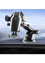 Gravity Suction Cup Adjustable Universal Car Phone Holder Stand Holder in Car GPS Mount for iPhone 12 Pro Max Xiaomi