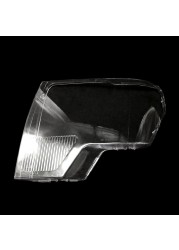 For Ford F-150 Raptor 2009-2014 Transparent Cover Headlight Shell Lampshade Headlamp Shell Plexiglass Original Lens Replacement