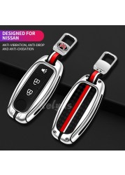 Zinc Alloy Car Key Cover Case For Nissan Qashqai J10 J11 X-Trail T31 T32 Kicks Tiida Pathfinder Murano Note Juke Remote Key Bag