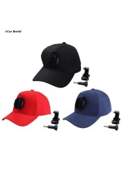 6XDB Sports Camera Portable Adjustable Canvas Sun Hat for -DJI Action Camera