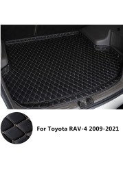 SJ High Side Waterproof Car Trunk Mat Auto Tail Boot Tray Liner Rear Cargo Pad Accessories For Toyota RAV-4 RAV4 2009 10 11-2021