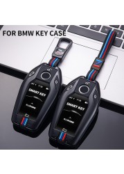 Zinc Alloy Remote Key Case Shell Cover For BMW 5 7 Series G11 G12 G30 G31 G32 i8 I12 I15 G01 X3 G02 X4 G05 X5 G07 X7 Keychain