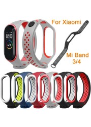 Breathable Strap For Xiaomi Mi Band 4 Silicone Wrist Strap Wristband Bracelet For Xiaomi MiBand 3 4 Miband Replacement Strap