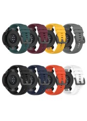 Replacement Sport Silicone Watch Band Wrist Strap for Huawei Honor GS Pro Smart Watches Adjustable