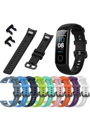 Anti-Scratch Soft Silicone Watch Band Sport Wrist Strap Replacement for Huawei Honor 5/4 Sport Bracelet Accessories