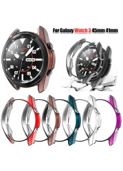 Soft Case For Galaxy Watch 3 45mm 41mm Thin Light TPU Case For Samsung Galaxy Watch 3 45mm 41mm Protective Bumper Shell