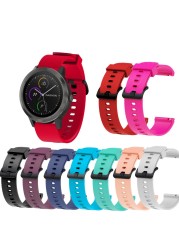 20 مللي متر الفرقة ل Garmin Vivoactive 3 Venu Forerunner 245/245 متر/645 أسورة ساعة ذكية شريط للرسغ ل Garmin Vivoactive 3