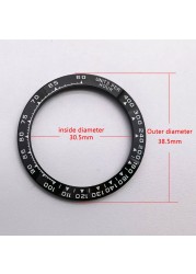 High quality 38.5mm ceramic bezel replacement daytona non-original watch insert ring watch accessories inner diameter 30.5mm