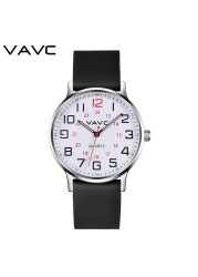 2022 New VAVC Nurse Watches Women Top Brand Women Quartz Water Resistant Solid Leather Sports Watch For Medical Student Doctor Women