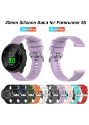 Original Style Band For Garmin Forerunner 158 / Forerunner 55 Silicone Replacement Band Strap For Forerunner 158 / Forerunner 55 Men