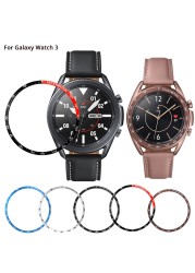 Circle Watch For Samsung Galaxy Watch 3 45mm 41mm Bezel Ring Design Protection Cover For Samsung Galaxy Watch 3 45mm 41mm