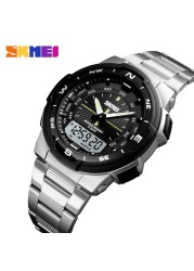 SKMEI-Men's Sport Watch, Men's Wrist Watch, 50m Water Resistant, Digital, Quartz, Dual Time, Military, Climbing & Swimming