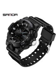 Men Analog Digital Watch Shock Resistant Military Sports Watch Multifunction Wristwatch Waterproof Watch For Man 2022