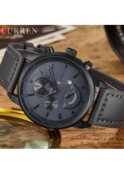 CURREN - Watches for men, sports chronograph, quartz, casual, military, male, 8217