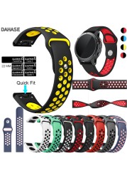 22mm Easy Install Sport Silicone Watch Band Replacement Strap For Garmin Fenix ​​5/5 Plus/Forerunner 935/model S60/Quatix 5 Band