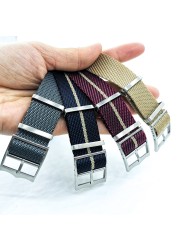 20mm 22mm Premium Striped Nylon NATO Watch Strap Zulu Watch Straps for Tudor Seiko Replacement Watch Strap Military Bracelet