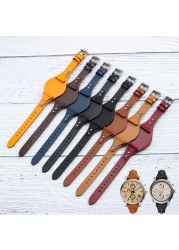 First Layer Calfskin Leather Strap for Fossil ES4113 ES3625 ES3616 ES3838 ES4114 Women's Series 18mm Genuine Leather Watchband