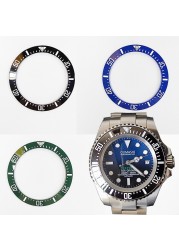 40mm bezel mens watches replacement accessories watch face bezel ceramic insert for 44mm sub automatic sea diving 40mm