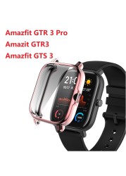 Screen Protector For Huami Amazfit GTS 3 GTR 3 Pro Soft TPU Smart Watch With Silicone Protective Cover Case