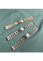 For Rolex strap 13mm 17mm 19mm 20mm stainless steel watchband curved end bands replacement watches accessories