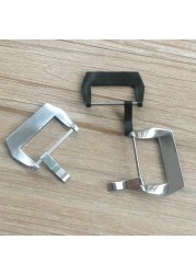 Stainless Steel Watch Buckle, 316L, 20mm, 22mm, 24mm, 26mm, Brushed Silver, Pin Buckle for Big Bam Pilot Watch