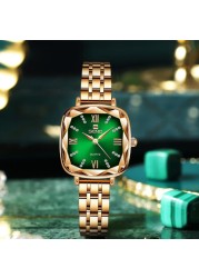 Women Watches New Women's Simplicity Casual Quartz Stainless Steel Band Watch Rose Ladies Wrist Watch Gift Montre Femme